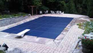 Blue Pool Cover